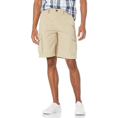 Abbildung von Amazon Essentials Herren Cargo Shorts mit klassischer Schnitt (erhältlich in Big &amp; Tall), Dunkles Khakibraun, 30W
