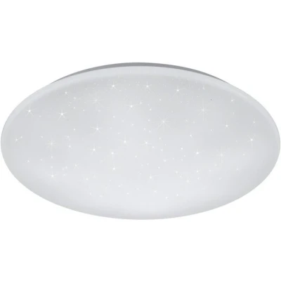 Abbildung von TRIO Leuchten LED Deckenleuchte Kato, fest integriert, Farbwechsler, Deckenlampe, weiß, Sternenlichteffekt, Fernbedienung, dimmbar