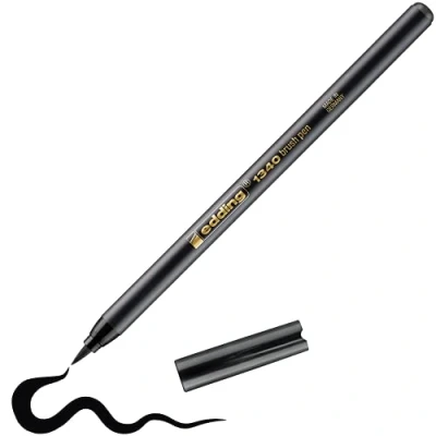 Abbildung von Edding 1340 Pinselstift Schwarz