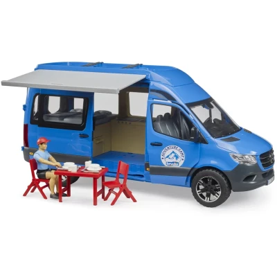 Abbildung von MB Sprinter Camper mit Fahrer, Modellfahrzeug
