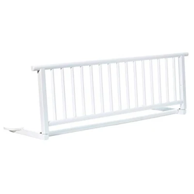 Abbildung von Bettschutzgitter Exclusiv aus Buchenholz Rausfallschutz für Baby &amp; Kinder 110x35 cm Bettgitter mit einfacher Anbringung Kinderbetten Babybetten