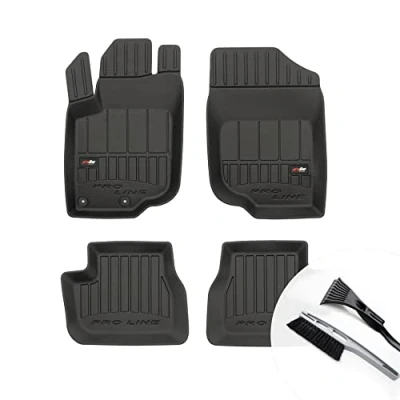 Abbildung von moto MOLTICO 3D Gummimatten Auto Fußmatten Gummi Automatten 4 teilig Set passend für Peugeot 207 2006 2012