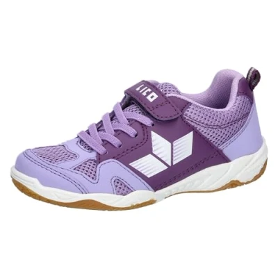 Abbildung von LICO Laufschuh Straße für Kinder, Größe: 35, Lila weisss Soft synthetic