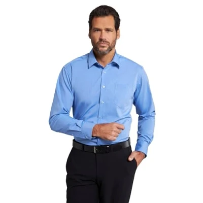 Abbildung von JP1880 Businesshemd, Herren, Größe: Large, Hellblau