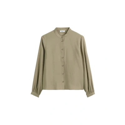 Abbildung von Marc O&#039;Polo Denim Ashape Hemdbluse, Damen, Größe: XXS, Dusky green