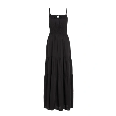 Abbildung von O&#039;Neill Quorra Maxikleid, Damen, Größe: XS, Schwarz