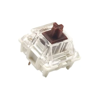 Abbildung von Packung mit Gateron ks 9 Tastenschaltern für Mechanische Tastaturen Platte Montiert (Gateron Brown, 65 Stück)