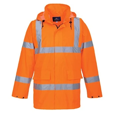 Abbildung von Portwest Warnschutz Jacke &quot;Lite Traffic&quot;, Größe: L, Farbe: Orange, S160ORRL