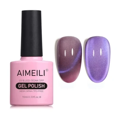 Abbildung von AIMEILI Cat Eye UV Gel, 10ml Gel Nagellack Nail Glitzer DIY Art Maniküre 739