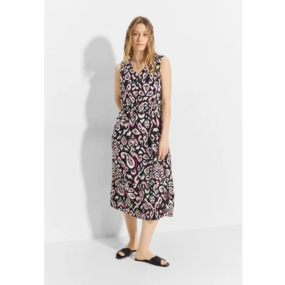 Abbildung von Cecil Sommer MIT Print Freizeitkleid, Damen, Größe: Large, Schwarz