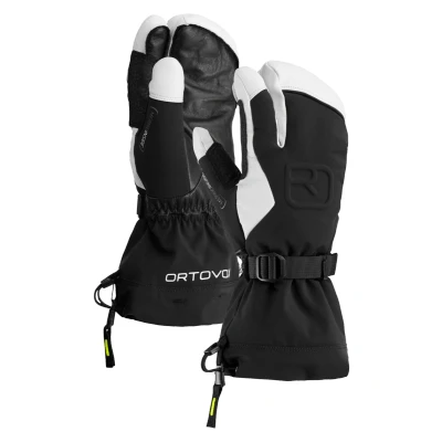 Abbildung von Ortovox Merino Freeride Herren Fingerhandschuhe (Schwarz M Größe)