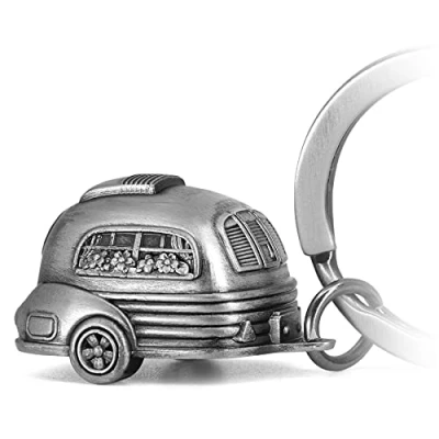 Abbildung von FABACH Schlüsselanhänger Wohnmobil Wohnwagen Glücksbringer Geschenk für Camper Gute Reise