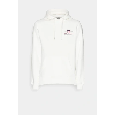 Abbildung von GANT Medium Archive Shield Hoodie Sweatshirt, Herren, Größe: 3XL, Eggshell