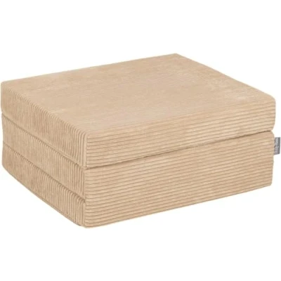 Abbildung von KiddyMoon Kinder Matratzen Aufklappen Aus Schaumstoff Kindermatratze Kleinkindmatratze Kinderzimmer Faltmatratze, Beige