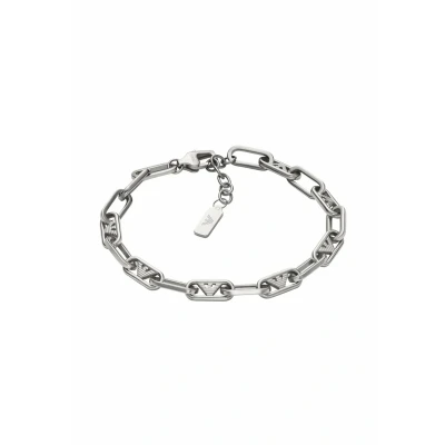 Abbildung von Emporio Armani Herren Silber Ton Edelstahl Armband, EGS3249040
