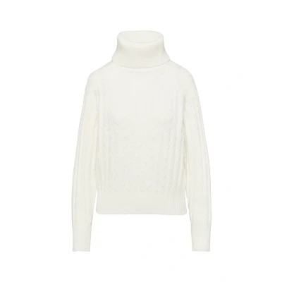 Abbildung von comma Relaxed FIT MIT Turtleneck Strickpullover, Damen, Größe: 32, Weiß