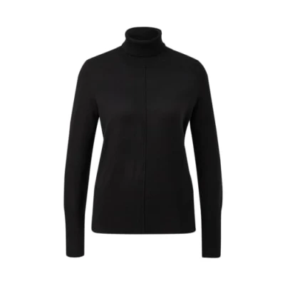 Abbildung von comma casual identity Strickpullover, Damen, Größe: 34, Schwarz