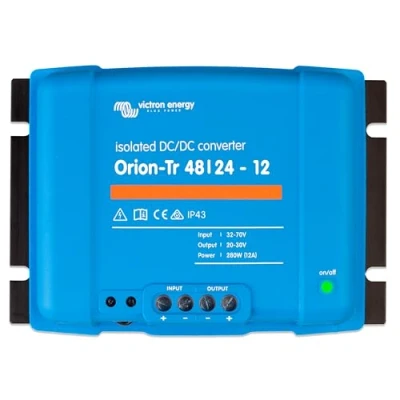 Abbildung von Victron Energy Orion Tr Spannungswandler 48/24 Volt 12 Ampere 280 Watt IP43 Geschützt DC Konverter für Doppelbatteriesysteme Isoliert