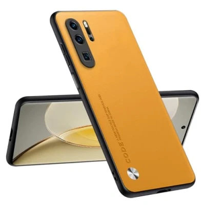 Abbildung von Topme Handyhülle Kompatibel mit Huawei P30 Pro / New Edition (6.47&quot;) Sicherer und Stilvoller Schutz Gelb