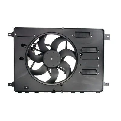 Abbildung von TYC 810 0046 Lüfter 370 300 mit Kühlerlüfterrahmen (Zarge) Steuergerät FORD: MONDEO 4 Turnier, Galaxy Mk2 MPV, S Max Mk1