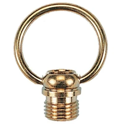 Abbildung von Globe Warehouse Lampen Ring Ringnippel Messing Gewinde M10x1