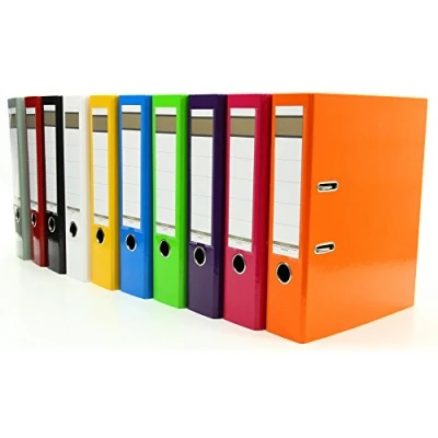 Abbildung von Livepac Office Aktenordner 10x Caribic Glanz Ordner / DIN A4 75mm breit 10 verschiede