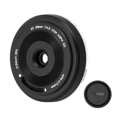 Abbildung von VILTROX AF 28mm F4.5 XF APS C Pancake Objektiv, Autofokus Chips Size Ultra Thin Objektiv für Fuji Fujifilm X Mount Kameras A1 A2 A3 A5 H1 T1 T10 T2 T20 T100 PRO1 PRO2 E1 E2