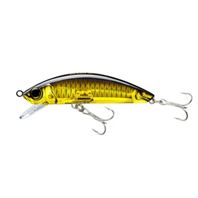 Abbildung von Yo Zuri 3D Inshore Minnow Schwimmender Köder, 8,9 cm, Gold Schwarz