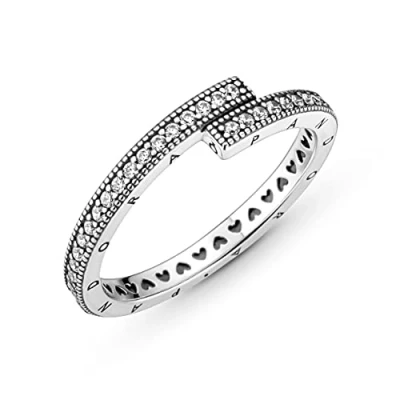 Abbildung von PANDORA Damen Ring &quot;funkelnder Ring&quot; silber, Zirkonia 199491C01 58