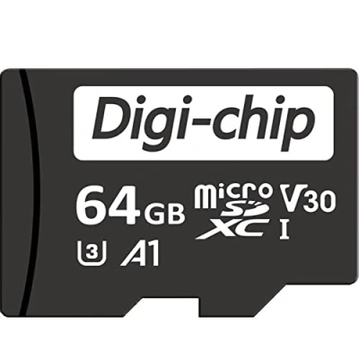 Abbildung von Speicherkarte für Apexcam, Wolfang Action Cam 64GB Micro SD Class 10 UHS 1 U3 V30 Apexcam MicroSD Karte