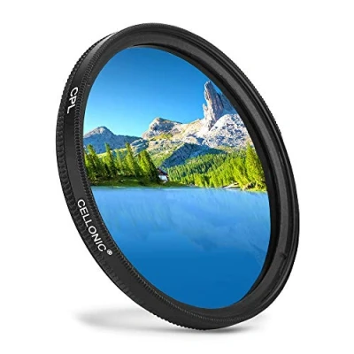 Abbildung von CPL Filter für Nikon (Ø 52mm) Objektiv mit 52mm Filtergewinde Zirkularer Polarisationsfilter Polfilter Polarisation