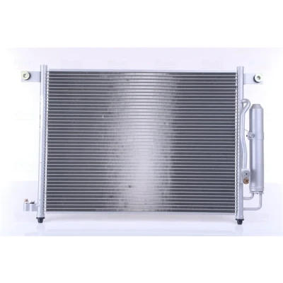 Abbildung von NISSENS 94641 Klimakondensator mit Trockner Aluminium 586 R 134a CHEVROLET: Aveo / Kalos Schrägheck, DAEWOO: Schrägheck