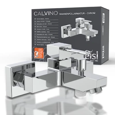 Abbildung von Eisl Wannenmischeinheit &quot;CALVINO&quot;, perfektes Strahlbild, auswechselbare 25mm Keramik Kartusche