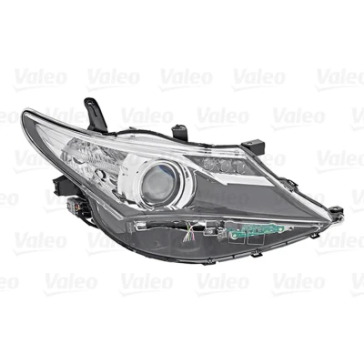 Abbildung von VALEO ORIGINAL PART 045141 Scheinwerfer rechts HIR2 Halogen mit Abblendlicht, Fernlicht, Tagfahrlicht für Rechtsverkehr Stellmotor LWR