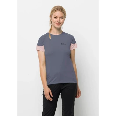 Abbildung von Jack Wolfskin Narrows T W Sport Tshirt, Damen, Größe: XXL, Dolphin