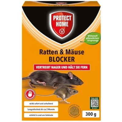 Abbildung von PROTECT HOME Ratten &amp; Mäuse Blocker vertreibt und zuverlässig mit sofortiger Wirkung bis zu 2 Monate Dauerwirkung, 300 g