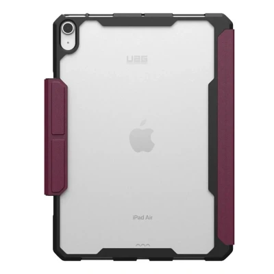 Abbildung von URBAN Armor GEAR Essential Folio Apple iPad Air 11 Hülle (M2 / 2024) Case (Wake/Sleep Funktion, Pencil Stift Halter, Standfunktion) Bordeaux