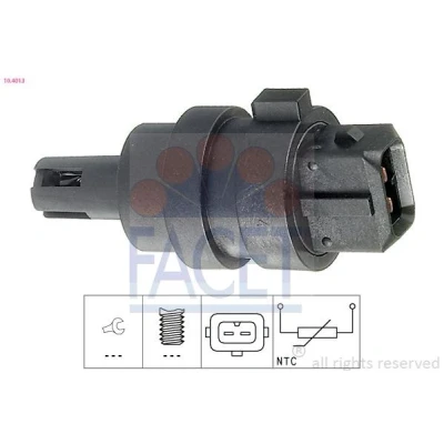 Abbildung von FACET 10.4013 Sensor, Ansauglufttemperatur Made in Italy OE Equivalent VOLKSWAGEN: GOLF 4 Schrägheck, 3, Polo IV Schrägheck