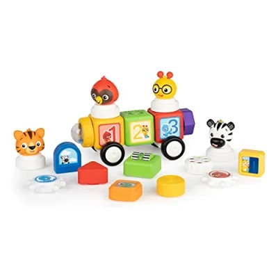 Abbildung von Baby Einstein Click &amp; Create Magnetische Aktivitätsblöcke, Babyspielzeug