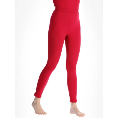 Abbildung von FALKE Damen Baselayer Hose Warm Long W TI Funktionsmaterial schnelltrocknend 1 Stück, Rot (Red 8644) neu umweltfreundlich, L