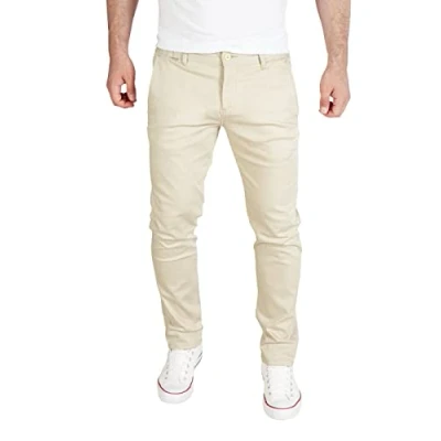 Abbildung von PITTMAN Andrew Chino Hose Chinohose Slim Fit Stretch Chinojeans Männer Chinohose, Beige (Rainy Day 135304), W31/L32