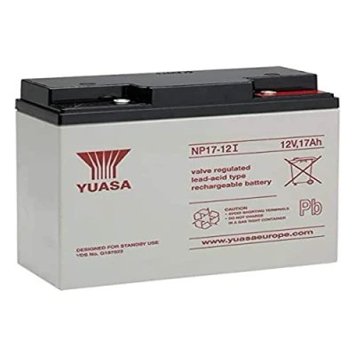 Abbildung von YUASA NP17 12I Valve Regulated Bleisäure (VRLA) 17000 mAh 12 V Batterie/Akku Batterie/wiederaufladbarer Akku (Valve (VRLA), mAh, Universal, V, 76 mm, 181 mm