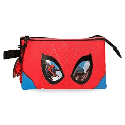 Abbildung von Marvel Spiderman Schutzhülle Dreifach Rot 22x12x5 cm Polyester