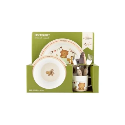 Abbildung von sigikid Geschirrset Mister 6 Friends Kinder für Kinder, Größe: One Size, Beige