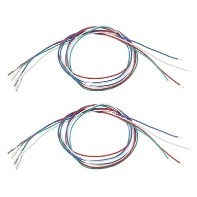 Abbildung von Be In Your Mind 2 Sets (8 Stück), Patronen Phono Kabel, Header Drähte für Plattenspieler, Kopfgehäuse, Ersatzzubehör, 35 mm Länge