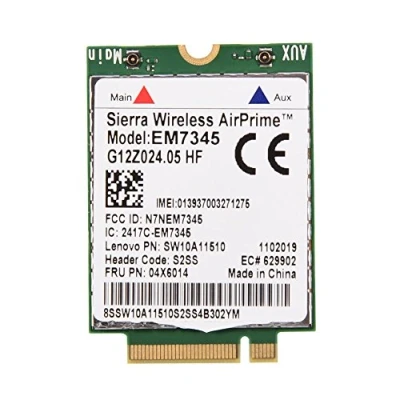 Abbildung von EM7345 Modul karte,Professionelle 04X6014 4G LTE/HSPA WWAN Kartenmodul für Thinkpad X250 X1C W550 T450 X240 T440