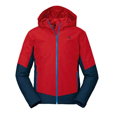 Abbildung von Schöffel Herren Jacket Wamberg M, winddichte, atmungsaktive Regenjacke, komfortable Outdoor Jacke, Wanderjacke mit verstellbarer Kapuze, blau, 48