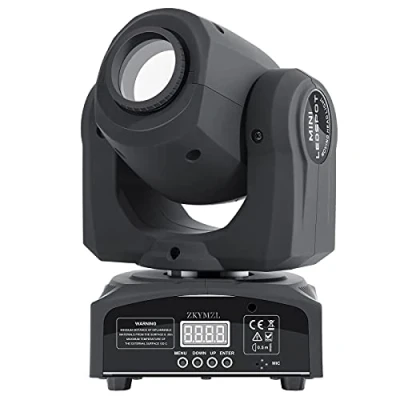 Abbildung von ZKYMZL 60W LED Moving Head Bühnenlicht Beam dmx512 Partylichter Spot Licht Lampe 8 Farben Muster Lichteffekt für Bar Party Halloween Weihnachten Hochzeit Disco...