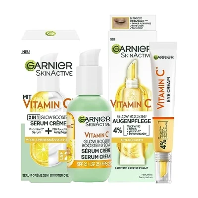 Abbildung von GARNIER Gesichtspflege Set Vitamin C Glow Booster Set, 2 tlg.