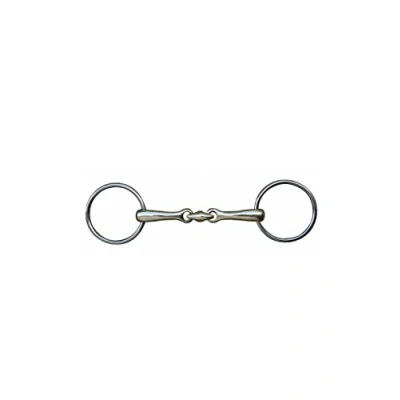 Abbildung von HKM Doppelt gebr. Gebiss 16 mm, Argentan, Edelstahl. 15,5cm